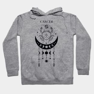 Cancer star sign; cancer; zodiac sign; horoscope sign; symbol; water sign; cancer birthday Hoodie